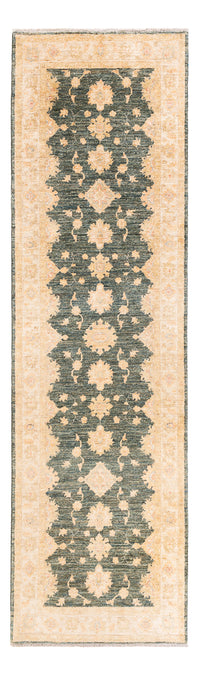 Alfombra de pasillo Alfombra Ziegler - 296 x 84 cm - verde oliva