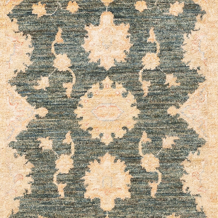 Alfombra de pasillo Alfombra Ziegler - 296 x 84 cm - verde oliva