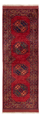 Alfombra de pasillo Alfombra afgana - Kunduz - 237 x 83 cm - rojo