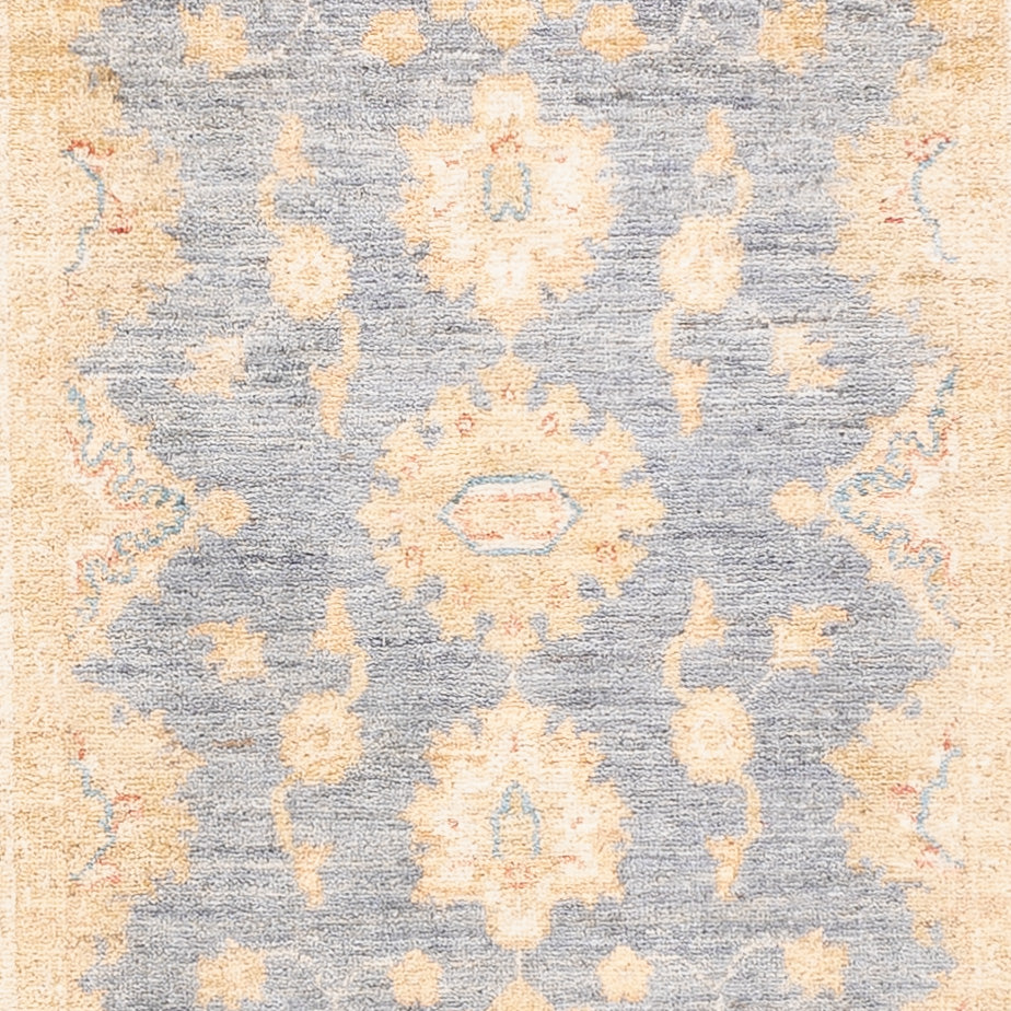 Alfombra de pasillo Alfombra Ziegler - 294 x 84 cm - azul petróleo