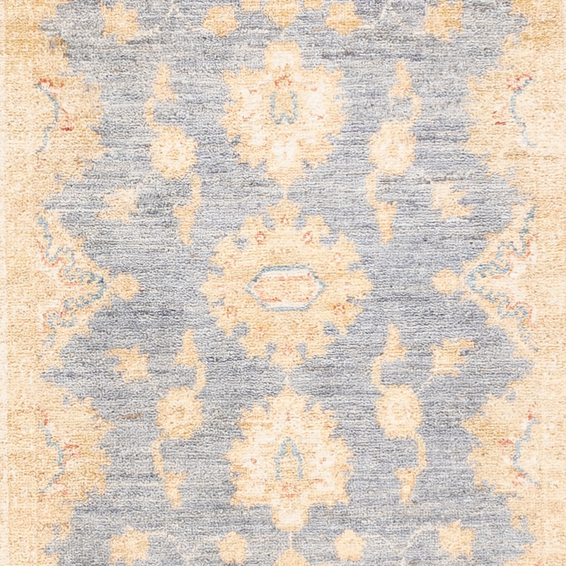 Alfombra de pasillo Alfombra Ziegler - 294 x 84 cm - azul petróleo