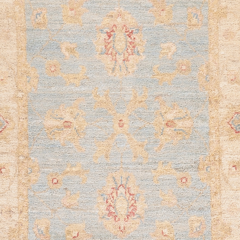 Alfombra de pasillo Alfombra Ziegler - 298 x 80 cm - azul claro