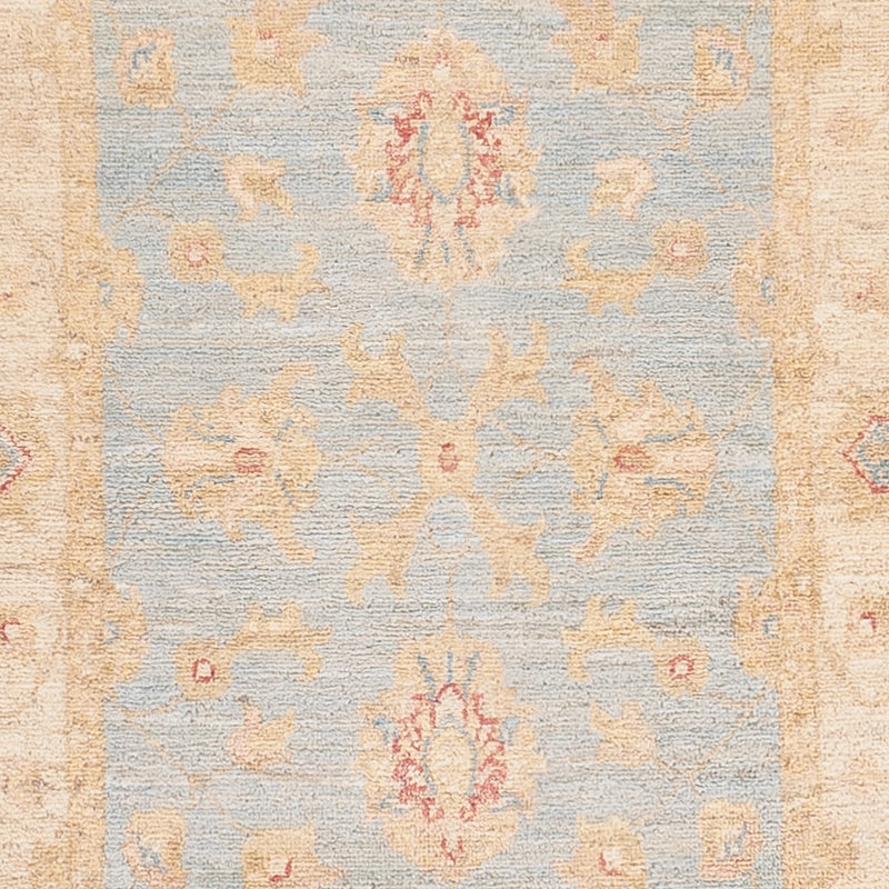 Alfombra de pasillo Alfombra Ziegler - 298 x 80 cm - azul claro