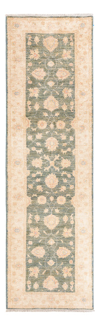 Alfombra de pasillo Alfombra Ziegler - 297 x 89 cm - verde oliva