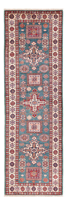Alfombra de pasillo Alfombra Ziegler - Kazak - 253 x 78 cm - azul oscuro