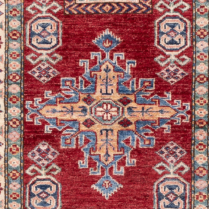 Alfombra de pasillo Alfombra Ziegler - Kazak - 260 x 75 cm - rojo
