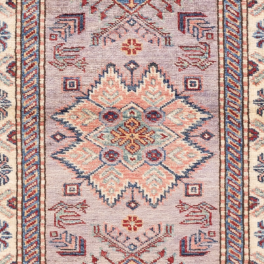 Alfombra de pasillo Alfombra Ziegler - Kazak - 250 x 78 cm - salmón