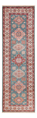 Alfombra de pasillo Alfombra Ziegler - Kazak - 247 x 75 cm - azul oscuro