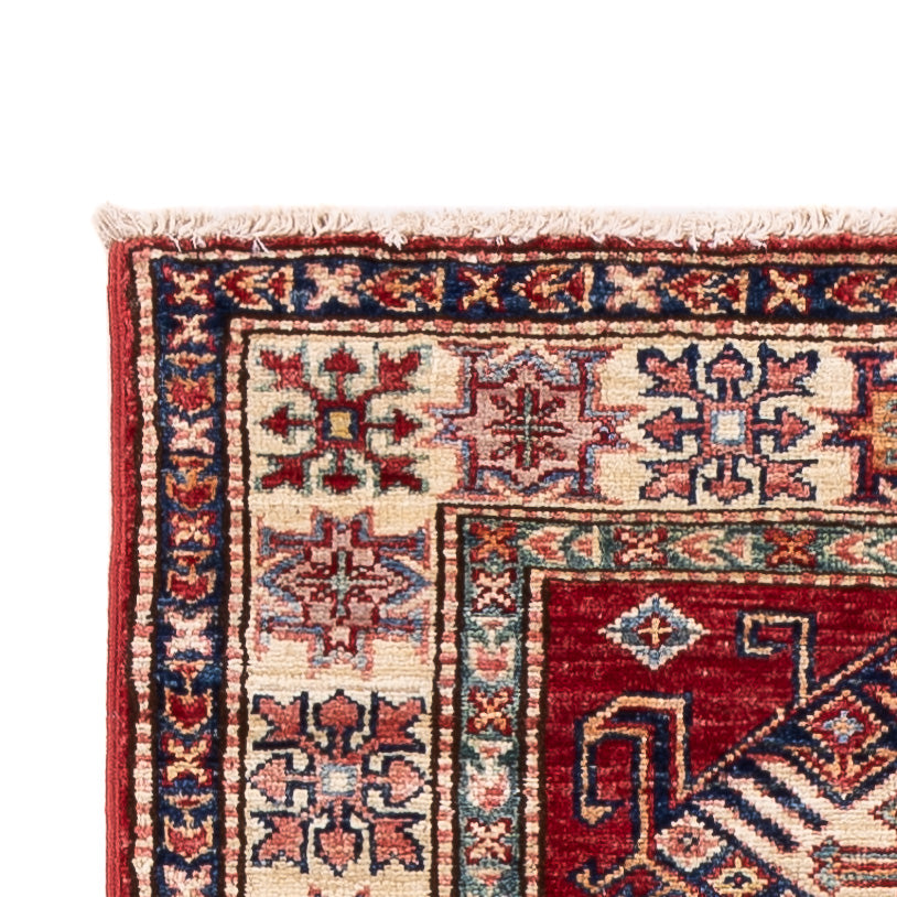 Alfombra de pasillo Alfombra Ziegler - Kazak - 251 x 74 cm - rojo