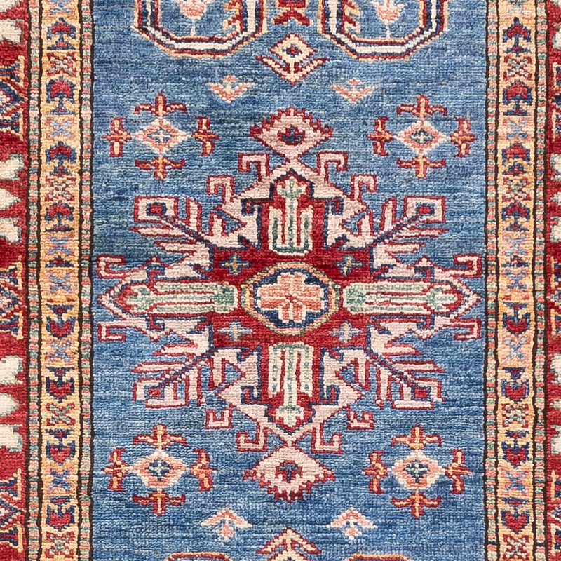 Alfombra de pasillo Alfombra Ziegler - Kazak - 242 x 73 cm - azul