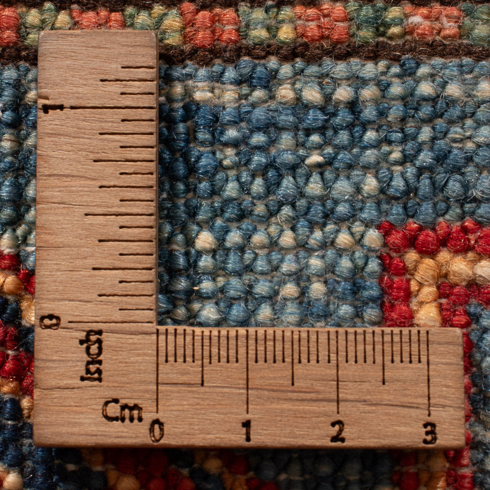 Alfombra de pasillo Alfombra Ziegler - Kazak - 242 x 73 cm - azul