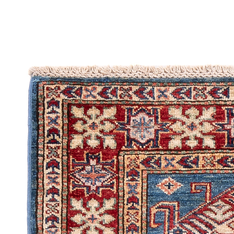 Alfombra de pasillo Alfombra Ziegler - Kazak - 240 x 75 cm - azul
