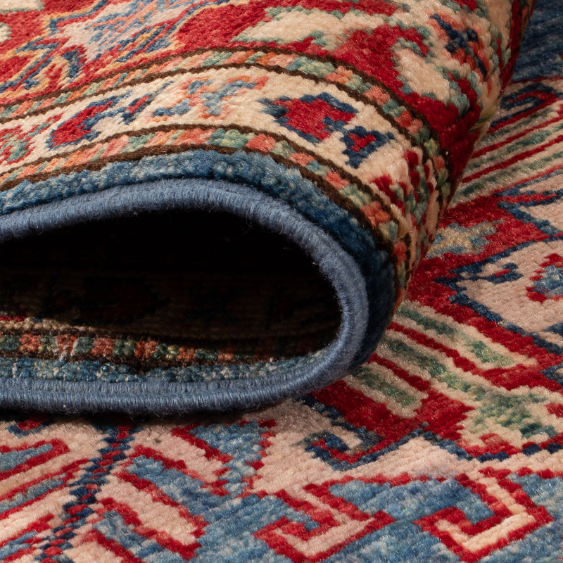 Alfombra de pasillo Alfombra Ziegler - Kazak - 240 x 75 cm - azul