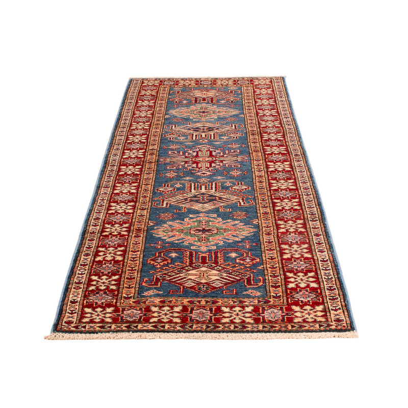 Alfombra de pasillo Alfombra Ziegler - Kazak - 240 x 75 cm - azul
