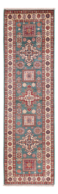 Alfombra de pasillo Alfombra Ziegler - Kazak - 253 x 79 cm - verde oscuro