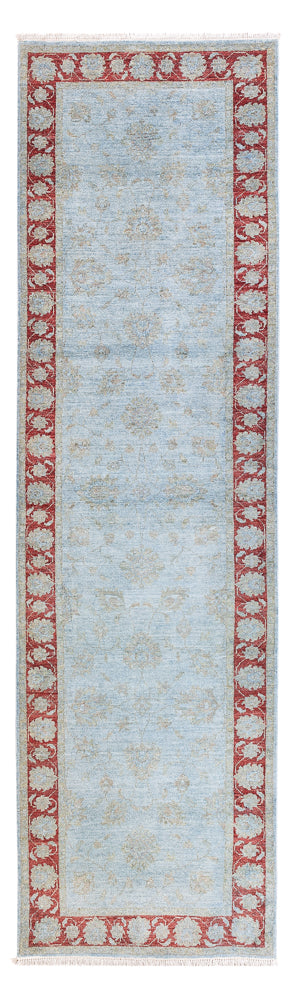 Alfombra de pasillo Alfombra Ziegler - Moderna - 303 x 89 cm - azul claro