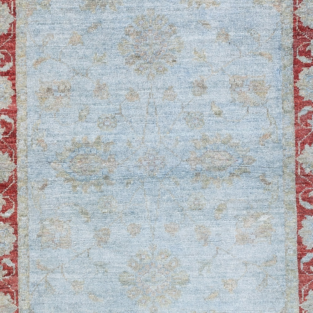 Alfombra de pasillo Alfombra Ziegler - Moderna - 303 x 89 cm - azul claro