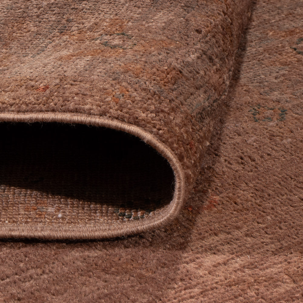 Alfombra de pasillo Alfombra Ziegler - Moderna - 295 x 79 cm - marrón