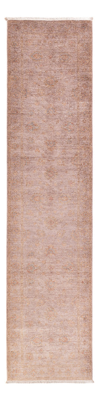 Alfombra de pasillo Alfombra Ziegler - Moderna - 372 x 83 cm - marrón claro