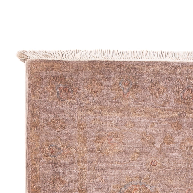 Alfombra de pasillo Alfombra Ziegler - Moderna - 372 x 83 cm - marrón claro