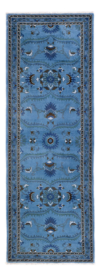 Alfombra de pasillo Alfombra Ziegler - Moderna - 245 x 80 cm - azul