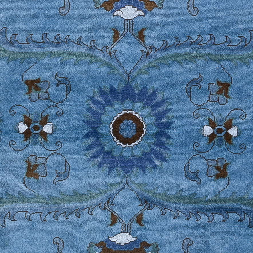 Alfombra de pasillo Alfombra Ziegler - Moderna - 245 x 80 cm - azul