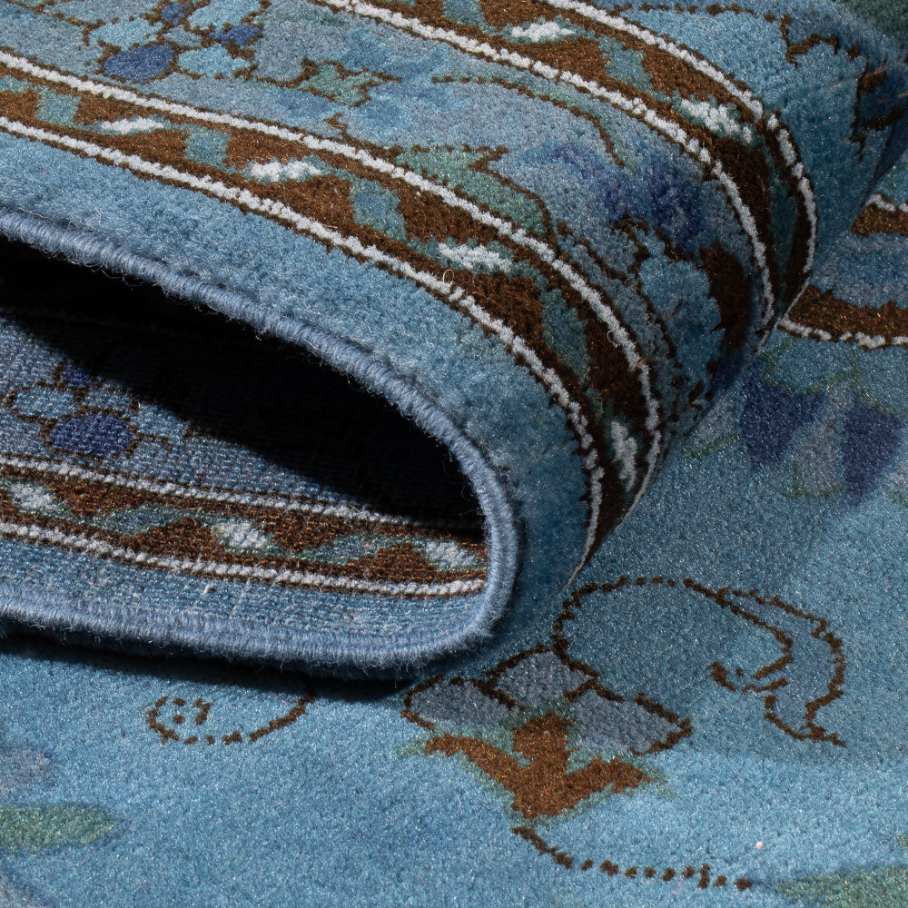 Alfombra de pasillo Alfombra Ziegler - Moderna - 245 x 80 cm - azul
