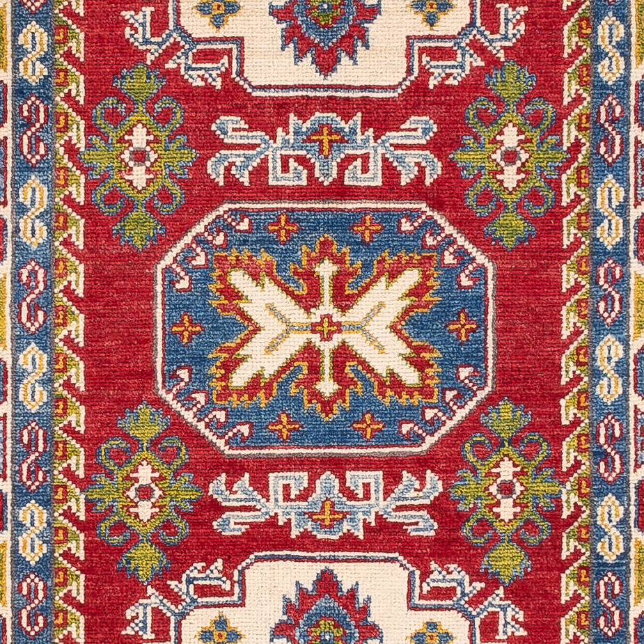 Alfombra de pasillo Alfombra Ziegler - Kazak - 300 x 80 cm - rojo
