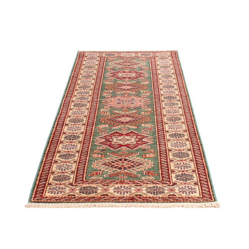 Alfombra de pasillo Alfombra Ziegler - Kazak - 248 x 75 cm - verde oscuro