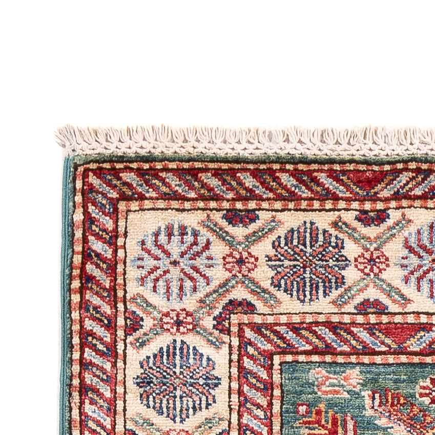 Alfombra de pasillo Alfombra Ziegler - Kazak - 248 x 73 cm - verde oscuro