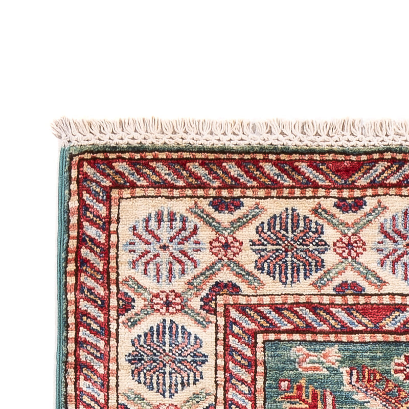 Alfombra de pasillo Alfombra Ziegler - Kazak - 248 x 73 cm - verde oscuro