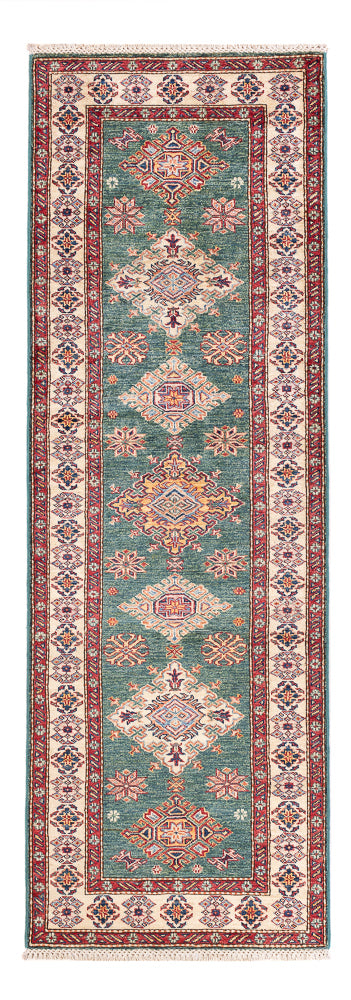 Alfombra de pasillo Alfombra Ziegler - Kazak - 242 x 78 cm - verde