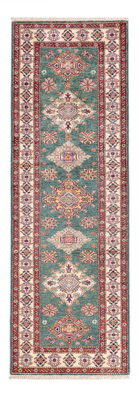 Alfombra de pasillo Alfombra Ziegler - Kazak - 242 x 78 cm - verde