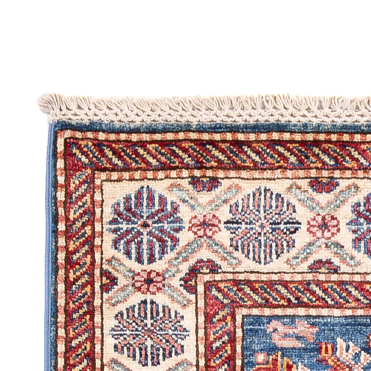 Alfombra de pasillo Alfombra Ziegler - Kazak - 246 x 75 cm - azul