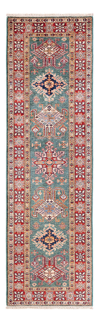Alfombra de pasillo Alfombra Ziegler - Kazak - 256 x 74 cm - verde