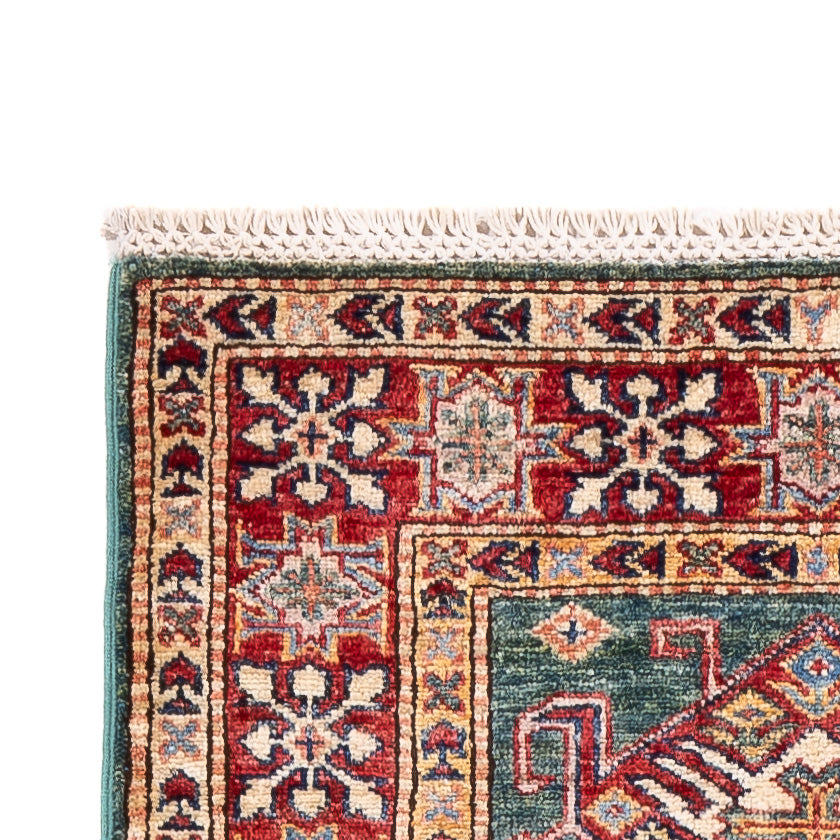 Alfombra de pasillo Alfombra Ziegler - Kazak - 256 x 74 cm - verde