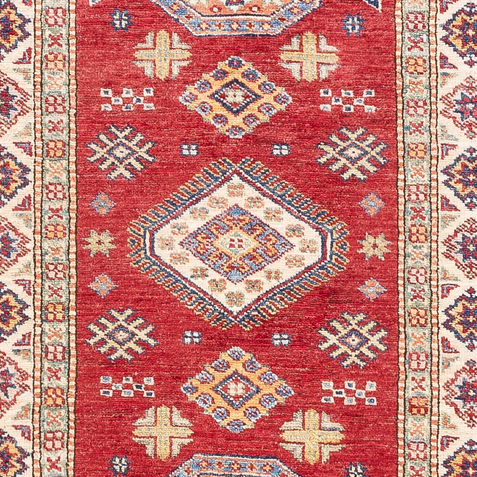 Alfombra de pasillo Alfombra Ziegler - Kazak - 301 x 79 cm - rojo