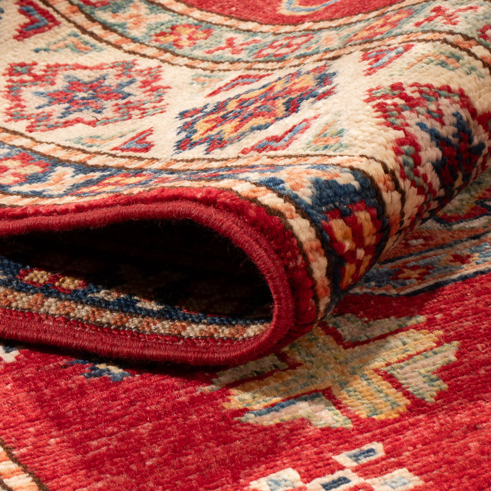 Alfombra de pasillo Alfombra Ziegler - Kazak - 301 x 79 cm - rojo