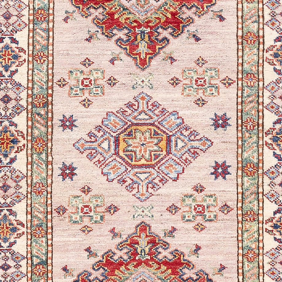 Alfombra de pasillo Alfombra Ziegler - Kazak - 293 x 76 cm - salmón