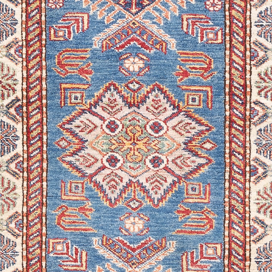 Alfombra de pasillo Alfombra Ziegler - Kazak - 287 x 78 cm - azul