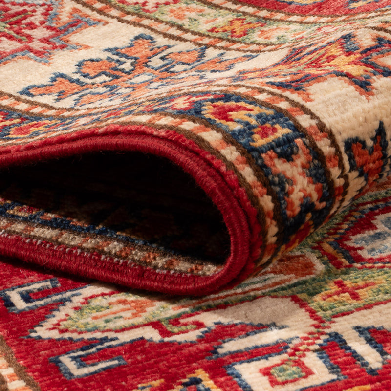 Alfombra de pasillo Alfombra Ziegler - Kazak - 250 x 76 cm - rojo