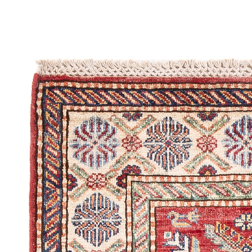 Alfombra de pasillo Alfombra Ziegler - Kazak - 263 x 76 cm - rojo