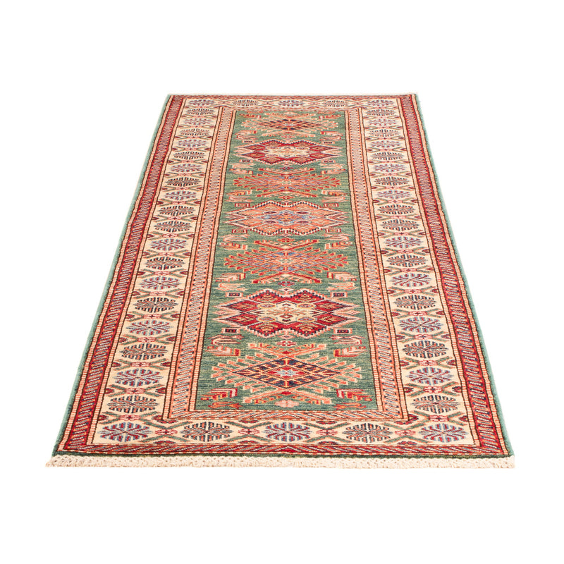 Alfombra de pasillo Alfombra Ziegler - Kazak - 244 x 75 cm - verde claro