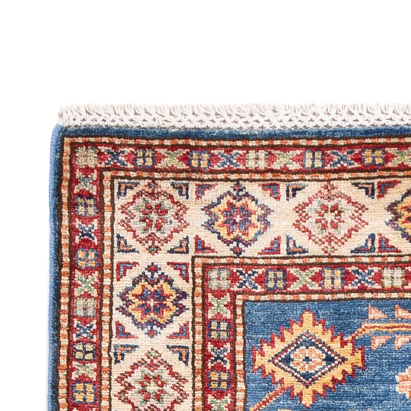 Alfombra de pasillo Alfombra Ziegler - Kazak - 252 x 75 cm - azul