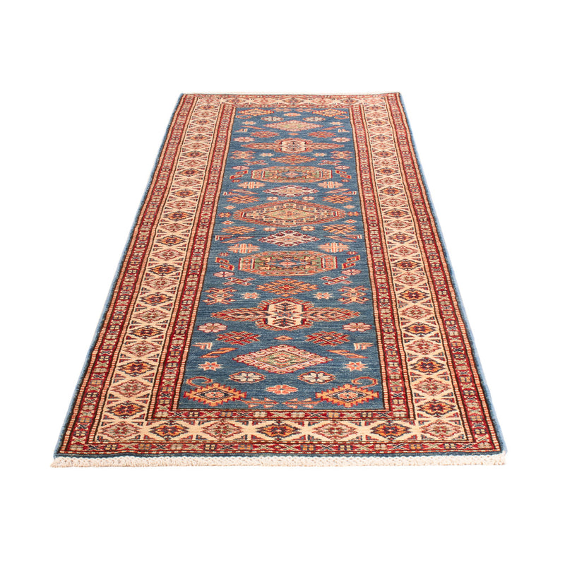 Alfombra de pasillo Alfombra Ziegler - Kazak - 252 x 75 cm - azul