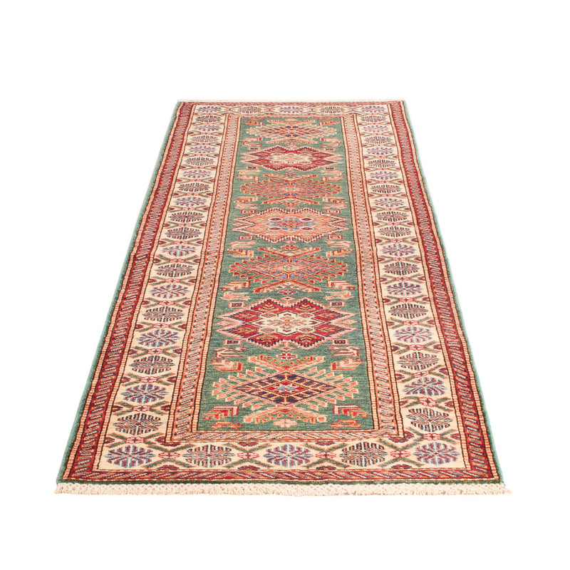 Alfombra de pasillo Alfombra Ziegler - Kazak - 243 x 72 cm - verde claro