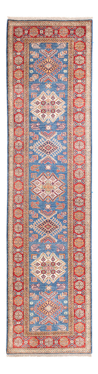 Alfombra de pasillo Alfombra Ziegler - Kazak - 307 x 83 cm - azul