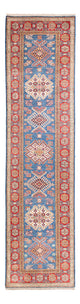 Alfombra de pasillo Alfombra Ziegler - Kazak - 307 x 83 cm - azul