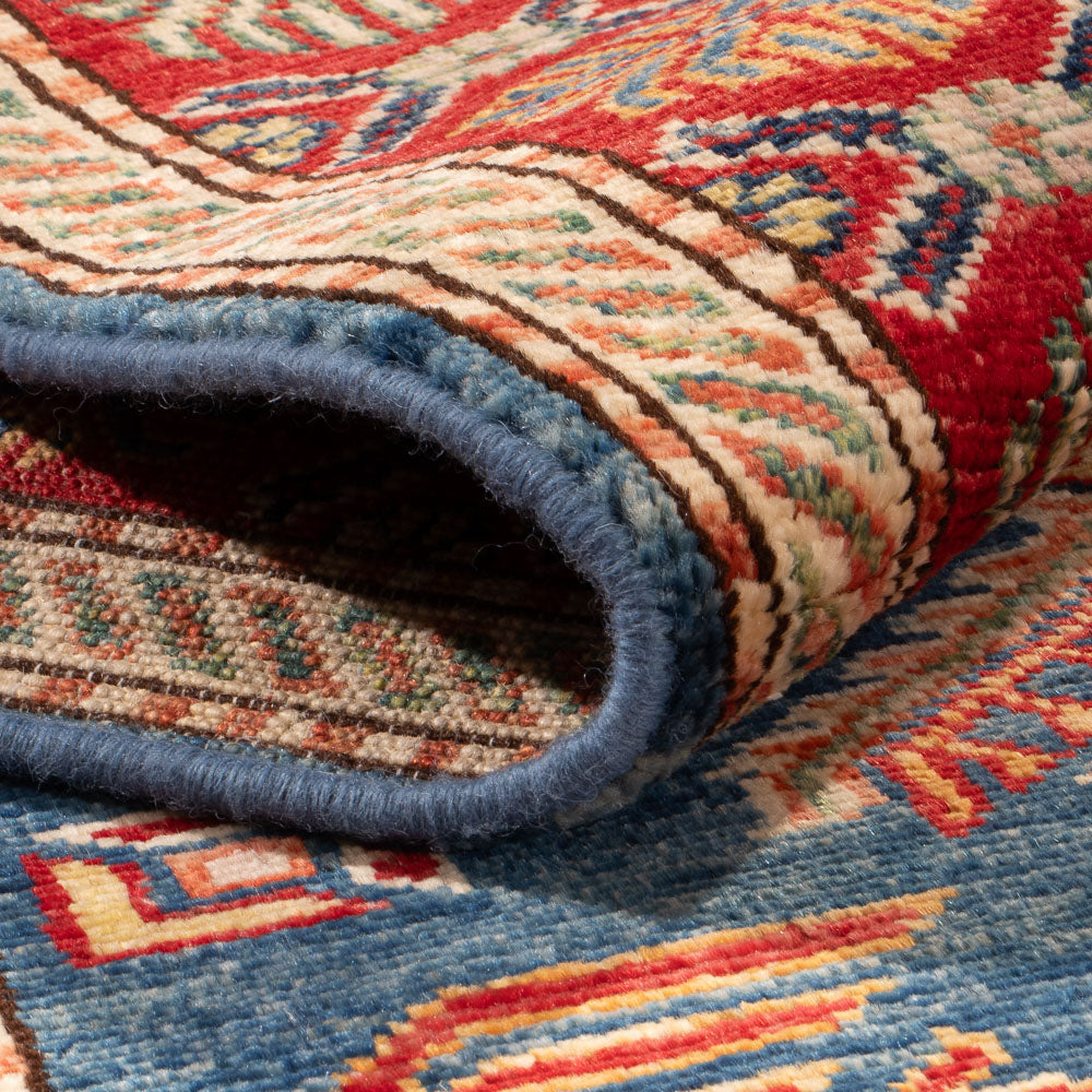 Alfombra de pasillo Alfombra Ziegler - Kazak - 307 x 83 cm - azul