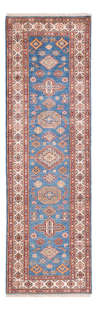 Alfombra de pasillo Alfombra Ziegler - Kazak - 254 x 77 cm - azul